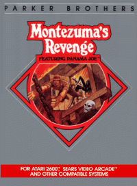 Montezuma's Revenge Featuring Panama Joe Atari 2600 US box art
